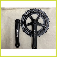 ✓ ✝ ↕ Crankset Chainwheel Ligon 52T / 48T / 46T / 44T alloy single / double fixie / road bike bicyc