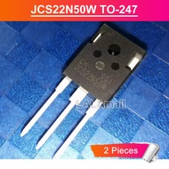 ทรานซิสเตอร์มอสเฟ JCS22N50W 247 22A/500V 2ชิ้นแบบดั้งเดิม