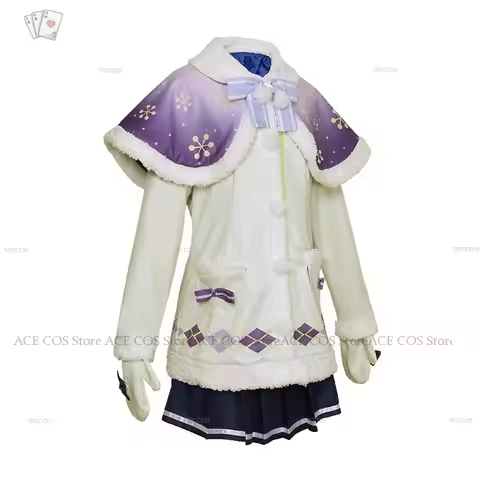 Emu Otori Cosplay Costume Wig Game Project Sekai Colorful Stage Pjsk Winter Coat Dress Halloween Gir