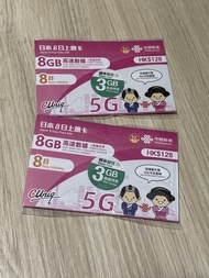 日本8日5G SIM卡 8GB+3GB高速數據