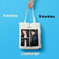 TOTEBAG ROWOON SF9 PACKAGE SET I WOMEN BAG I ROWOON I PHOTOCARD ROWOON I ALBUM SF9 I ROWOON KDRAMA
