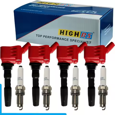 Iridium Spark Plug Ignition Coil For EA211 Audi A1 A3 A4 A5 Q2 Q3 VW POLO GOLF MK7 TOURAN CADDY BEET