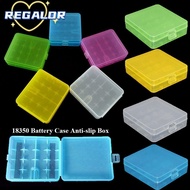 REGALORSP 18650 Battery Box, 4 AA AA Coloful Battery ,  Anti-slip Plastic Battery Holder Storage 183