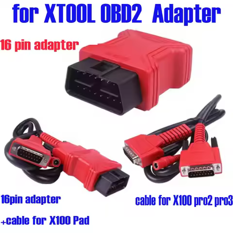 for XTOOL OBD2 16 PIN Adapter X100 Pro Main Cable Connector Diagnostic Cable For X100 Pad2 PAD3 D7 D