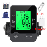 Blood Pressure Digital Monitor 4 Ways To Power Large HD Screen 4 Color Back Light Display 2*99 Set M