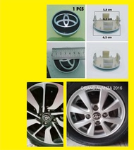 Penutup tengah as roda ban mobil Dop center velg toyota Rush Ultimo grand new avanza Venturer black