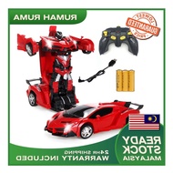 🎉 New arrivals 🎉 ✧HOT Remote Control RC Toy Car Transformer Deformation 2 in 1 Robot Permainan Kereta Kawalan Jauh❉