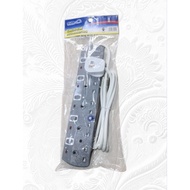EXTENSION CORD SUM-Rise Electrical Accessories 5 GANG 2MTR MS-SIRIM