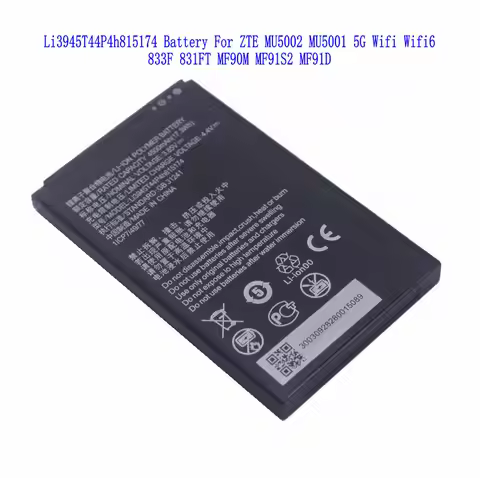 1x Li3945T44P4h815174 4500mAh Battery For ZTE MU5001 MU5002 5G Wifi Wifi6 Portable Wireless Router 8
