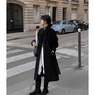[7156] Long Coat With Front Buttons