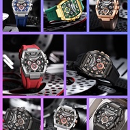 Jam Tangan Pria Original D-Ziner 9051 Crono Aktif Tali Rubber