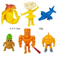 Italian Brainrot Tung Sahur Figure Toy Tralalero Tralala Figures Bombardino Crocodilo Shimpanzini Ba