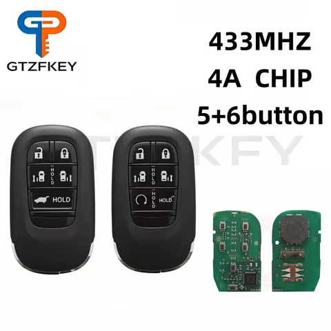 Auto Key 434MHz 4A Keyless Smart Remote Car Key for Honda Spada StepWgn Rp5 Rp8 For Odyssey Remote C