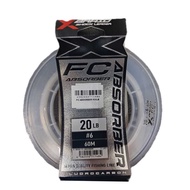 YGK X-Braid FC Absorber Fluorocarbon X Braid 20lb-50lb