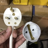 NEWEST ELECTRICAL EXTENSION CABLE UK PLUG AC PLUG 3 LEGS 1.5MM 4M