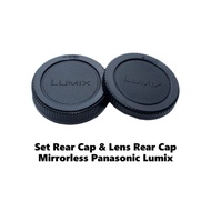 1 Set Body Cap & Lens Rear Cap Lumix Panasonic Mirrorless G7 G85 G90 G95 GF8 GF9