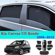 Car Sunshade Curtain For Kia Carens UN Rondo 2006-2012 Side Window Sun Shade Visor Magnetic Car Suns