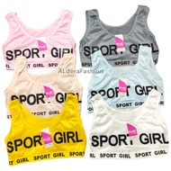(3 PCS) SPORT GIRL 6855 ABG Teenage Miniset Girls Underwear Mini Set Girls