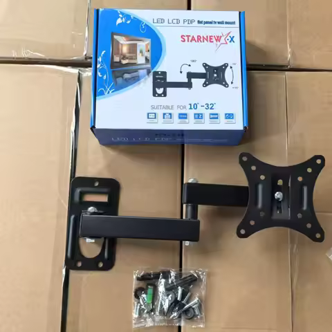 New TV Monitor TV Mounts LCD LED Monitor Wall Mount Bracket Adjustable TV Screen Holder TV Frame Sup