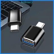 KOK Portable Type C Adapter Highly Speed Connectors USB C Male to USB A 3 0 Female Convertor Fast Ch