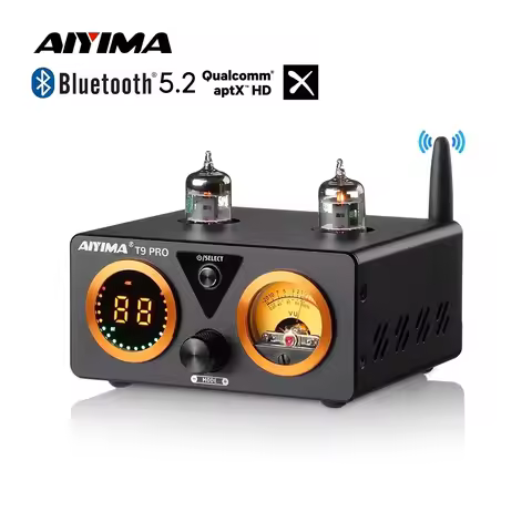 AIYIMA T9 PRO APTX HD Bluetooth Amplifier Audio 100Wx2 HiFi Stereo Power Amplificador USB DAC COAX O