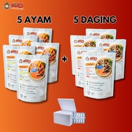 COMBO 5+5 - RTE FROZEN CHICKEN BEEF SATAY