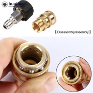 HUAIHAO 2Pcs 3/8'' or 1/4" Pressure Washer Adapter Kit M22 14mm / 15mm Female Swivel to Quick Connec