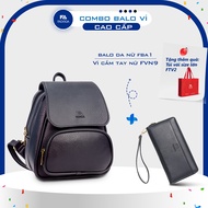 Combo BALO và VÍ thời trang cao cấp nữ FADODA FBA1 và FVN09