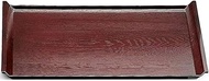 J-kitchens Tray, Obon Shaku 2, Ideas, Wood Grain, 14.6 inches (37 cm), Brown, Made in Japan