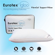 Eurotex Igloo, Cooling Fibregel Support Pillow, 100% Microfiber Filling, Anti Dustmite, 1500g - 1900
