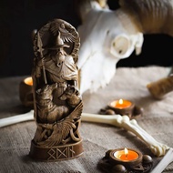 [har]- Gods StatuesScandinavian Pantheons Gods Decorative Resin Statues Art Crafts Home Decorative S