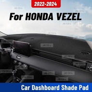For HONDA VEZEL 2022 2023 2024 Car Dashmat Anti-UV Dashboard Cover Dash Mat Sunshade Cushion Carpet 