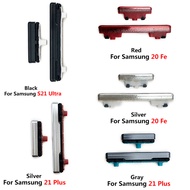 สำหรับ Samsung Galaxy S21 Ultra S21 Plus Galaxy S20 Ultra S20 FE S20/S20 Plus ปุ่มเปิดปิดลงปุ่มด้านข้างสำหรับ Galaxy S10/S10 Plus S9/S9 Plus S8/S8 Plus