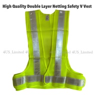 SAFETY VEST V NETTING WITH REFLECTOR | REFLECTIVE SECURITY VEST P2-08