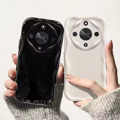 For Honor X9B Phone Case Honor X9b 5G Case Honor Magic6 Lite Clear TPU Wave Soft Case Cover