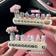 Car Temporary Parking Sign Female Car Moving Phone Sign Car Mobile Phone Number Sign Creative Orname