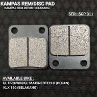 Front Disc Brake Pads GL Pro GL max Neotech Win Rear Discpad Klx 150 Mt55