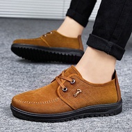 （ready stock） kasut lampu lelaki dewasa kasut kerja lelaki kasut hitam lelaki kerja men work korean style casual canvas Kasut Sukan sports men shoes