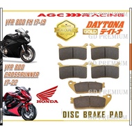 HONDA DISC BRAKE PADS VFR 800 FH 17-19 VFR 800 CROSS RUNNER 17-22  GOLD QUALITY GDPX