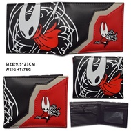 Hollow Knight Hollow Knight Short Half-Fold Wallet Little Knight with Hat PU Leather Game Wallet