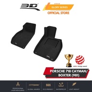 3D GLORY Car Mat Porsche 718 Cayman/Boxter (981) (2012 - 2016)