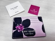 現貨全新kate spade ks 淡紫色印花薄卡片包card case card holder一個