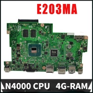E203MA Motherboard for ASUS VIVOBOOK E12 E203MA REV 2.0 Laptop Motherboard with N4000 CPU 4GB-RAM 32