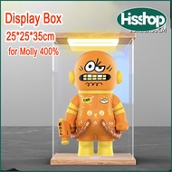 Display case,MOLLY 400% Figure Acrylic,Storage Box,25*25*35cm model box