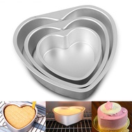 3/4/5/6/8/10 Inch Heart Shape Pan Chocolate Mousse Chiffon Cake Bake Mould Bakeware Kek Berbentuk Pan Chocolate Mousse Chiffon Cake Baking Mold Bakeware