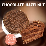 [Bakers and Bakes ]❤Chocolate Hazelnut cake❤ Made with Belgium chocolate and hazelnuts!