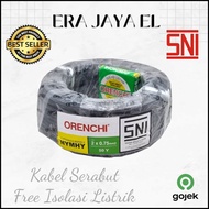 Orenchi HYO Stranded Cable 2 X 0.75MM 2X0.75MM 50 YARD BLACK