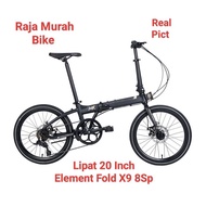 Sepeda Lipat Element Fold X9 20 Inch Sepeda Lipat 20 Inch Element Fold X9 8 Speed