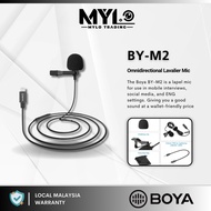 Boya BY-M2 Clip-on Lavalier Microphone Lightning Port for iOS Devices