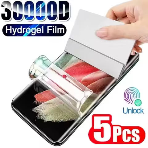 5Pcs Screen Protector for Samsung Galaxy S25 Ultra S25 Plus HD Hydrogel Film For Samsung S25 FE For 